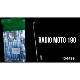 Radio Moto 190M.m  36Und X 9G