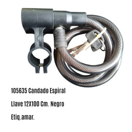 Candado Espiral Llave...