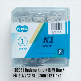 Cadena Kmc K1S-W Bmx/Fixie...